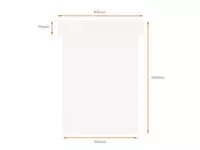Een Planbord T-kaart Nobo nr 3 80mm wit koop je bij Van Leeuwen Boeken- en kantoorartikelen