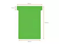 Een Planbord T-kaart Nobo nr 3 80mm groen koop je bij Van Leeuwen Boeken- en kantoorartikelen