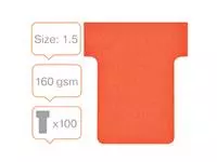 Een Planbord T-kaart Nobo nr 1.5 36mm rood koop je bij EconOffice