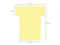 Een Planbord T-kaart Nobo nr 1.5 36mm geel koop je bij EconOffice