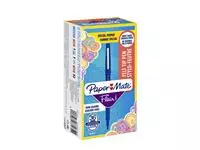 Fineliner Paper Mate Flair Original medium blauw valuepack à 36 stuks