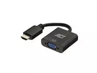 Een Adapter ACT HDMI naar VGA met audio 0.15 meter koop je bij Totaal Kantoor Goeree
