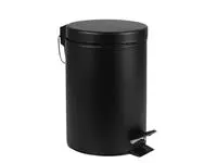 Een Afvalbak BRASQ pedaalemmer 20 liter zwart koop je bij Van Leeuwen Boeken- en kantoorartikelen