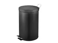 Een Afvalbak Vepa Bins pedaalemmer 12 liter zwart koop je bij EconOffice
