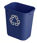 Een Papierbak Rubbermaid recycling medium 26L blauw koop je bij Ziffo Kantoorcentrum BV