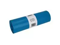 Een Afvalzak Cleaninq 80x110cm LDPE recycled T60 140L blauw koop je bij NiceSupplies.nl