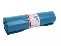 Een Afvalzak Quantore LDPE T70 240L blauw extra stevig 65/25x140cm 10 stuks koop je bij Van Hoye Kantoor BV