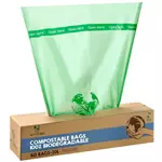 Een Afvalzak bio Mr.Green Mind 54x72cm 30 liter dispenser 60st koop je bij NiceSupplies.nl