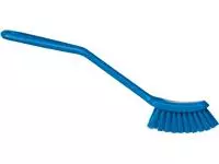Een Afwasborstel Vikan smal 290mm blauw koop je bij Totaal Kantoor Goeree