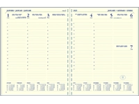 Een Agendavulling 2025 Ryam Executive A5 7dagen/2pagina&#39;s staand koop je bij EconOffice