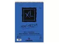 Een Aquarelblok Canson XL Mix Media A3 300gr 30vel spiraal koop je bij EconOffice