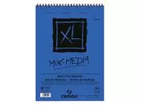 Een Aquarelblok Canson XL Mix Media A4 300gr 30vel spiraal koop je bij Goedkope Kantoorbenodigdheden