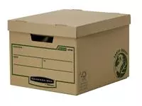 Een Archiefdoos Bankers Box Earth 270x335x391mm bruin koop je bij Kantoorvakhandel van der Heijde