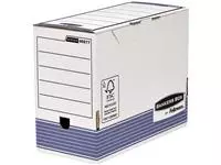 Een Archiefdoos Bankers Box System A4 150mm wit blauw koop je bij Van Hoye Kantoor BV