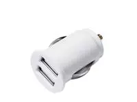 Een Autolader Green Mouse USB-A 2X 2.4A wit koop je bij L&amp;N Partners voor Partners B.V.