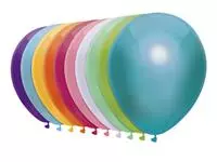 Een Ballon Haza uni 30cm 50 stuks metallic assorti koop je bij Alles voor uw kantoor