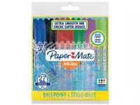 Een Balpen Paper Mate Inkjoy 100 Wrap set à 6 kleuren 27 stuks koop je bij Totaal Kantoor Goeree