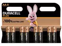 Een Batterij Duracell Plus 8xAA koop je bij Van Hoye Kantoor BV