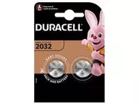 Een Batterij Duracell knoopcel 2xCR2032 lithium Ø20mm 3V-180mAh koop je bij MV Kantoortechniek B.V.