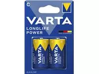 Een Batterij Varta Longlife Power 2xC koop je bij EconOffice