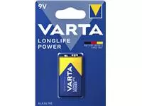 Een Batterij Varta Longlife Power 9Volt koop je bij Van Leeuwen Boeken- en kantoorartikelen