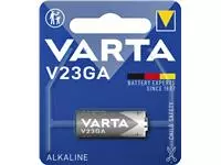 Een Batterij Varta V23GA alkaline blister à 1stuk koop je bij Totaal Kantoor Goeree