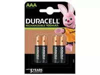 Een Batterij oplaadbaar Duracell 4xAAA 900mAh Ultra koop je bij Totaal Kantoor Goeree