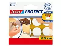 Beschermvilt tesa® Protect anti-kras Ø22mm wit 12 stuks