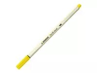 Een Brushstift STABILO Pen 568/24 citroengeel koop je bij Van Leeuwen Boeken- en kantoorartikelen
