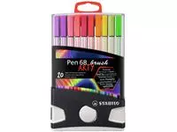 Een Brushstift STABILO Pen 568/20 Arty assorti set à 20 stuks koop je bij Unimark Office B.V.