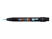 Een Brushverfstift Posca PCF350 1-10mm lichtblauw koop je bij Totaal Kantoor Goeree