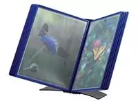 Een Bureaustandaard Flex-O-Frame met 10-tassen blauw koop je bij Van Leeuwen Boeken- en kantoorartikelen