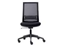 Een Chaise de bureau Euroseats Cannillo dos maille noir koop je bij Van Hoye Kantoor BV