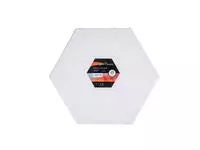 Een Canvas Conda Hexagon 30 cm gebleekt katoen koop je bij Goedkope Kantoorbenodigdheden