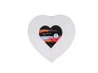 Een Canvas Conda hart 25 cm gebleekt katoen koop je bij L&amp;N Partners voor Partners B.V.