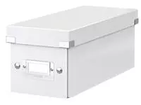 Een Cd box Leitz WOW Click &amp; Store 143x136x352mm wit koop je bij Goedkope Kantoorbenodigdheden