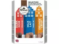 Een Chocolade Droste pastilles 3-pack kokers 255gr koop je bij MV Kantoortechniek B.V.