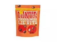 Chocolade Tony&#39;s Chocolonely Lil&#39;Bits melk karamel zeezout biscuit 120 gram