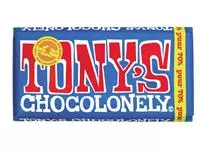 Chocolade Tony&#39;s Chocolonely puur reep 180gr