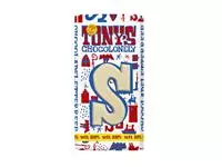 Chocoladeletter Tony&#39;s Chocolonely wit S 180gr