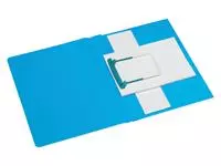Een Clipexmap plus Secolor A4 270gr blauw koop je bij Van Leeuwen Boeken- en kantoorartikelen