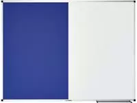 Een Combibord Legamaster UNITE blauw vilt-whiteboard 90x120cm koop je bij KantoorProfi België BV