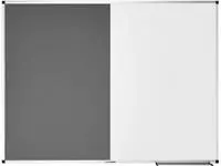 Een Combibord Legamaster UNITE grijs vilt-whiteboard 90x120cm koop je bij EconOffice