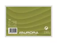 Een Systeemkaart Aurora 150x100mm blanco 190gr wit koop je bij KantoorProfi België BV