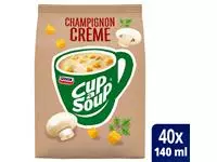 Een Cup-a-Soup Unox machinezak champignon crème 140ml koop je bij Van Leeuwen Boeken- en kantoorartikelen