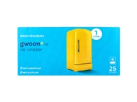 Een Diepvrieszak G&#39;woon 25 x 1 liter koop je bij Omnia 4 Office