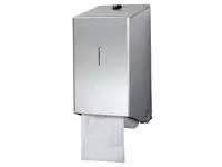 Een Toiletpapierdispenser Euro Products doprol duo RVS 438001 koop je bij KantoorProfi België BV