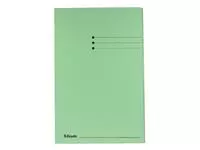 Een Dossiermap Esselte folio 3 kleppen manilla 275gr groen koop je bij EconOffice