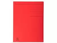 Een Dossiermap Exacompta Forever A4 3 kleppen 280gr rood koop je bij EconOffice
