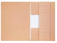 Een Dossiermap Secolor Mammoet folio 3 kleppen 270gr chamois koop je bij Van Leeuwen Boeken- en kantoorartikelen